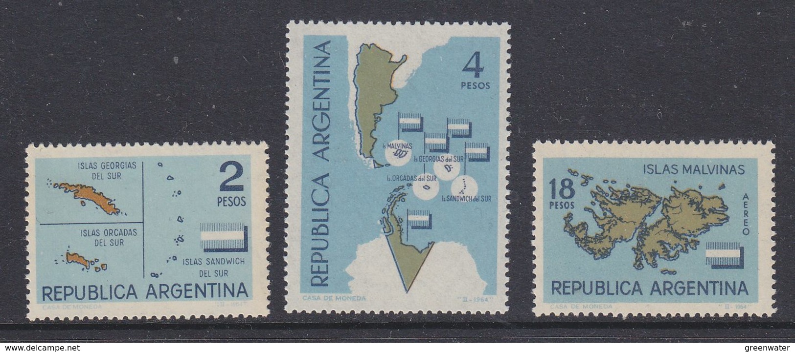 Argentina 1964 Islas Malvinas / Falkland Islands  3v ** Mnh (35605) - Ongebruikt