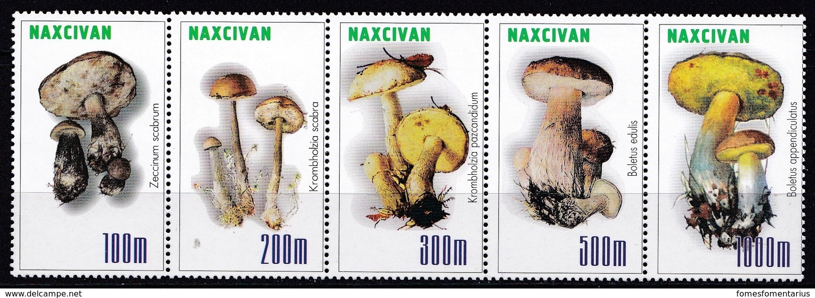 Feuillet Neuf** Qualité TTB 5 Timbres Champignon " Naxcivan" - Champignons