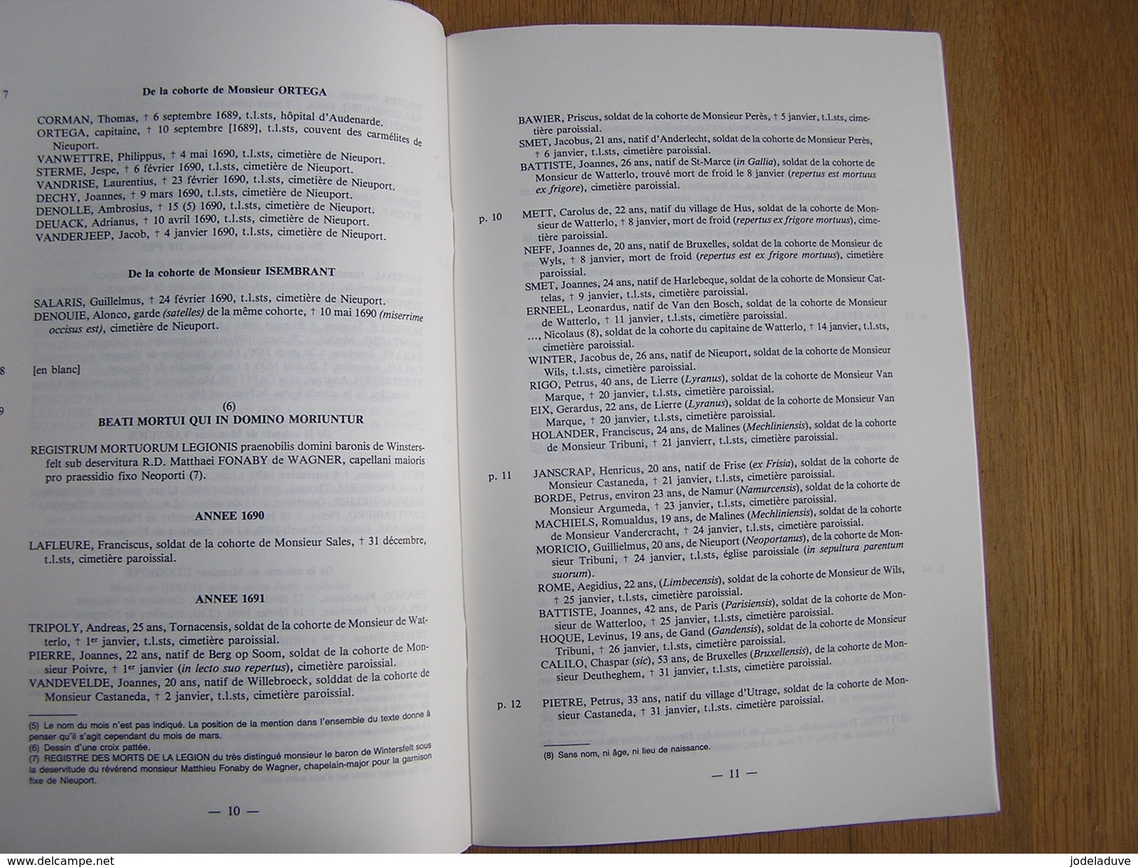 LE GUETTEUR WALLON N° 1 De 1987 Régionalisme Registre D' Etat Civil De 2 Légions En Campagne Au 17 è Siècle Fallais - België