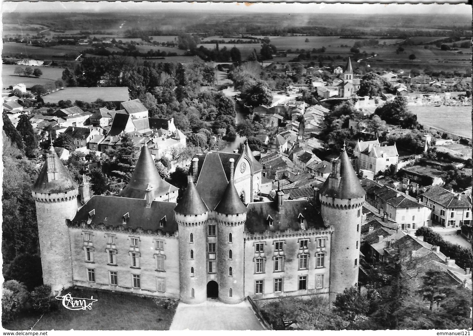 Verteuil Le Chateau Vue Aerienne - Other & Unclassified