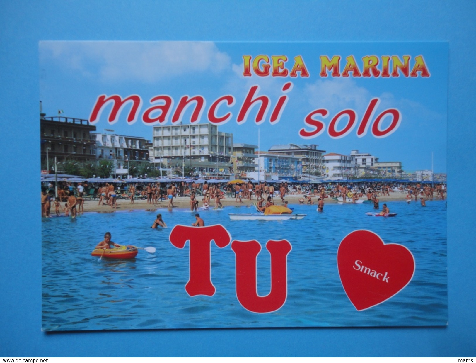 Igea Marina - Rimini - Manchi Solo Tu - Smack - Cuore - Panorama Spiaggia E Alberghi - Rimini