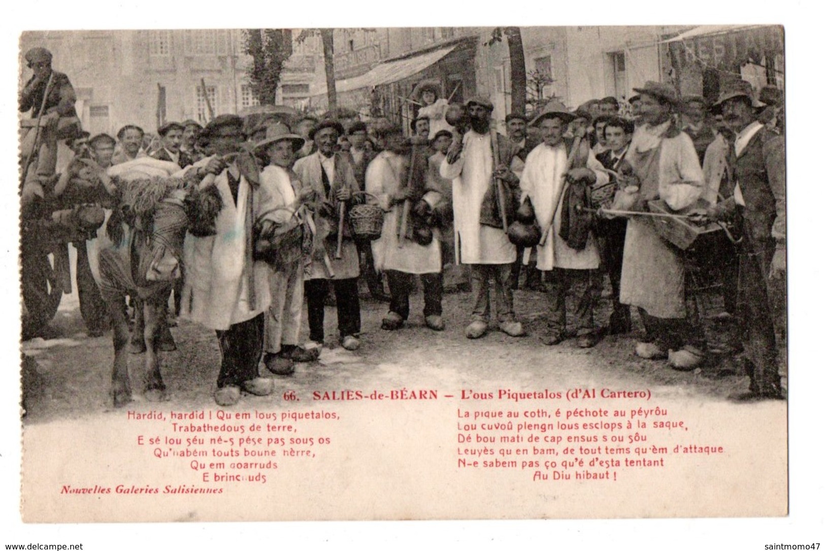 64 - Salies-de-Béarn . L'Ous Piquetalos . FOLKLORE - Réf. N°2310 - - Salies De Bearn