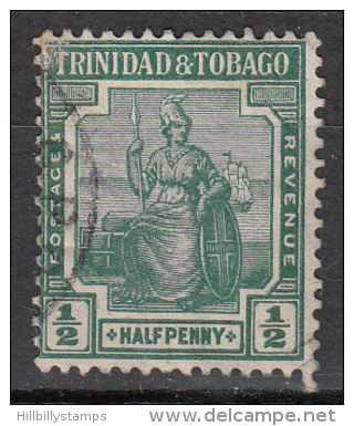 Trinidad And Tobago    Scott No.  1    Used     Year  1913 - Trinidad Y Tobago