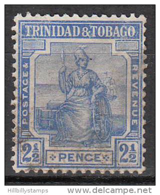 Trinidad And Tobago    Scott No.  4    Used     Year  1913 - Trinidad & Tobago (...-1961)