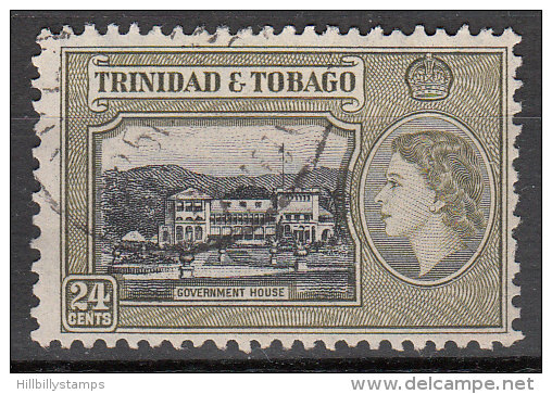 Trinidad And Tobago    Scott No.  80     Used     Year  1953 - Trinité & Tobago (...-1961)