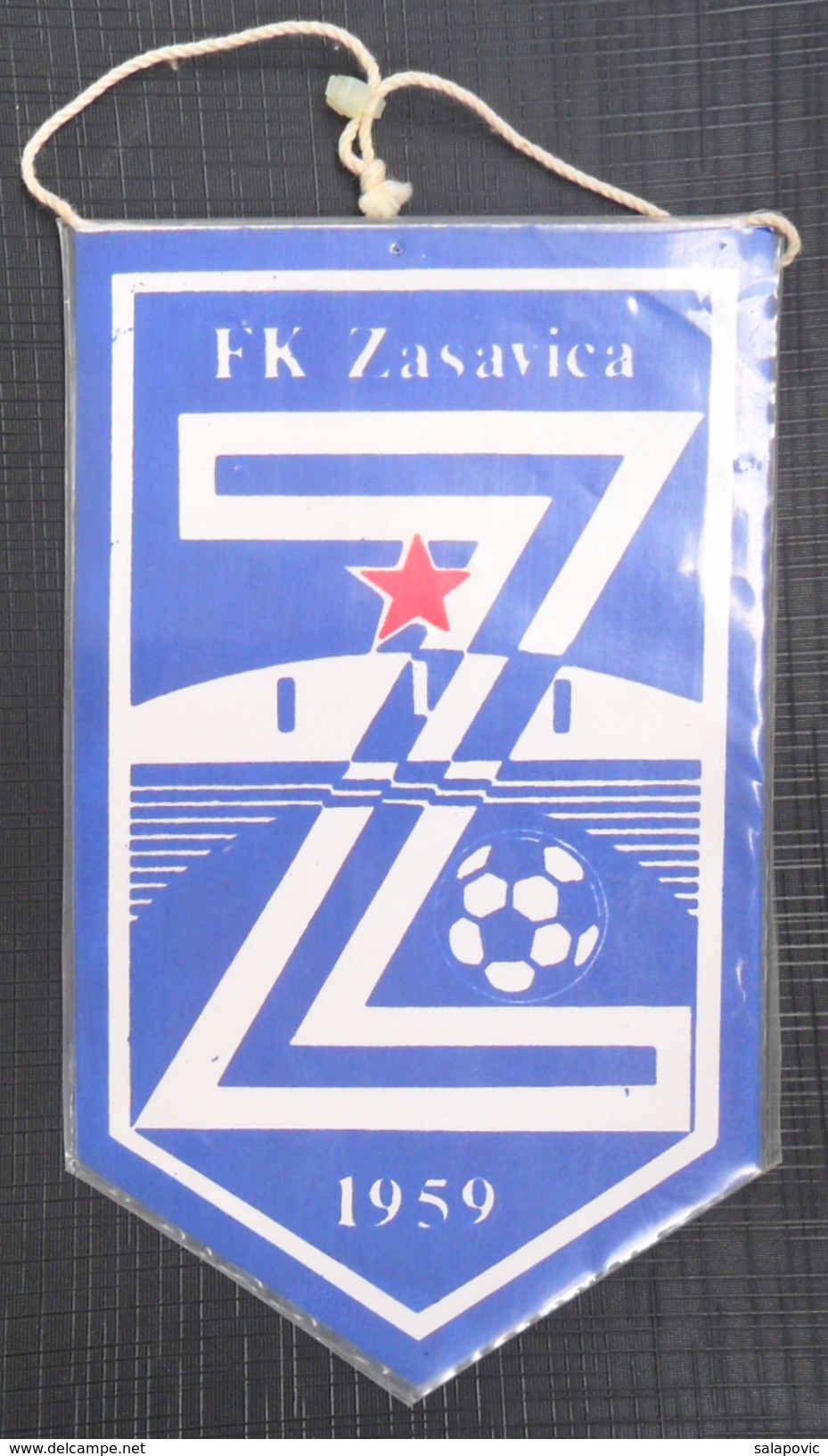 FK ZASAVICA  FOOTBALL CLUB, CALCIO OLD PENNANT, SPORTS FLAG - Apparel, Souvenirs & Other