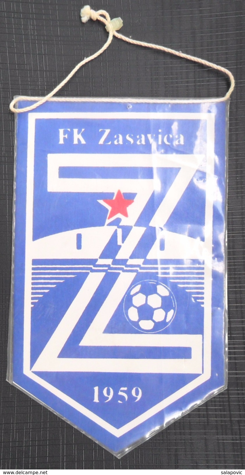 FK ZASAVICA  FOOTBALL CLUB, CALCIO OLD PENNANT, SPORTS FLAG - Apparel, Souvenirs & Other
