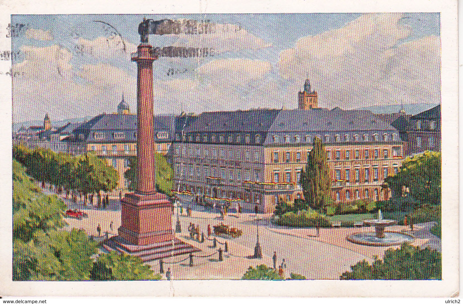 AK Darmstadt - Hotel Zur Traube - 1942 (28700) - Darmstadt