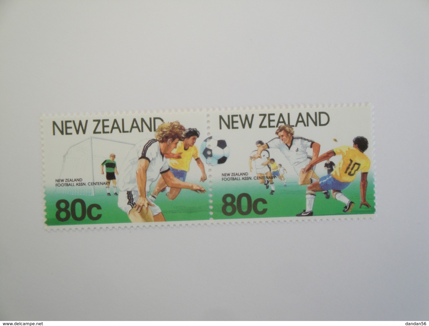 1991  Nouvelle Zélande - Yvert 1102/3 ** Sport Football Scott 1022  Michel 1158/9  SG 1587/8 - Unused Stamps