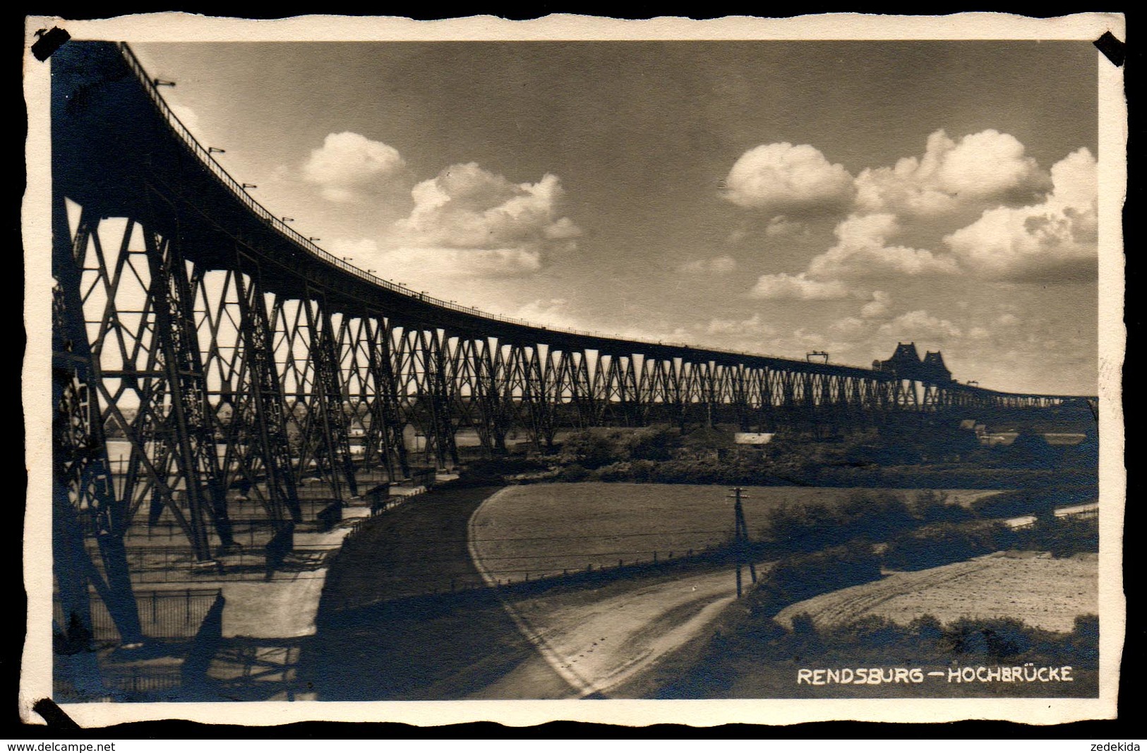 A3415 - Alte Foto Ansichtskarte - Rendsburger Hochbrücke Rendsburg Hochbrücke - Rendsburg