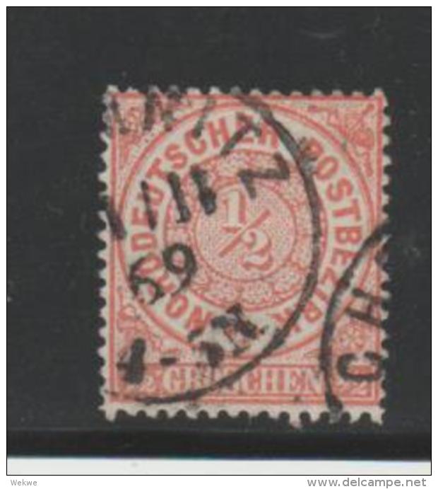 NdpMi.Nr.15 /  NORDDEUTSCHER-POSTBEZIRK - CHEMNITZ Einkreis 7.11.69 - Used