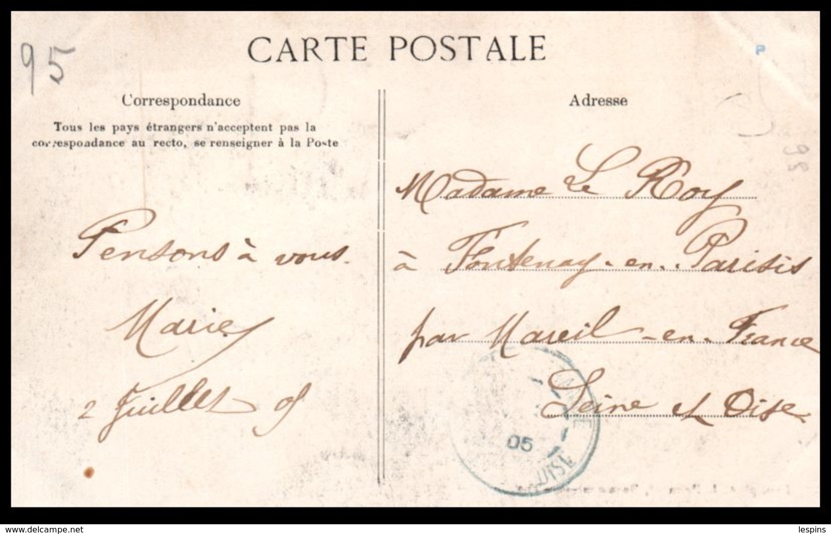 95 - PISCOP --  Le Carrefour - Pontcelles