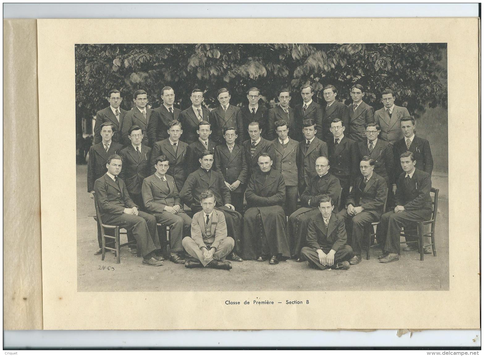 44 Bouguenais, Livret Du Petit Séminaire N D Des Couëts, 1939, Nombreuses Photos Des élèves Et Des Professeurs..... - Bouguenais