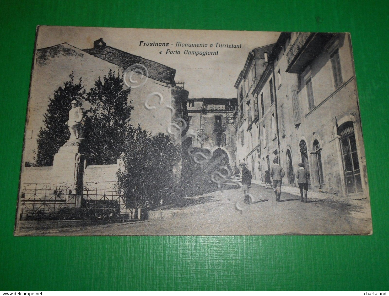 Cartolina Frosinone - Monumento A Turriziani E Porta Campagiorni 1920 Ca - Frosinone