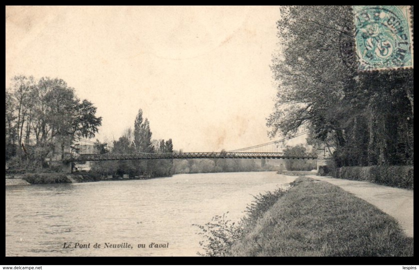 95 - NEUVILLE Sur OISE -- Le Pont, Vu D'aval - Neuville-sur-Oise