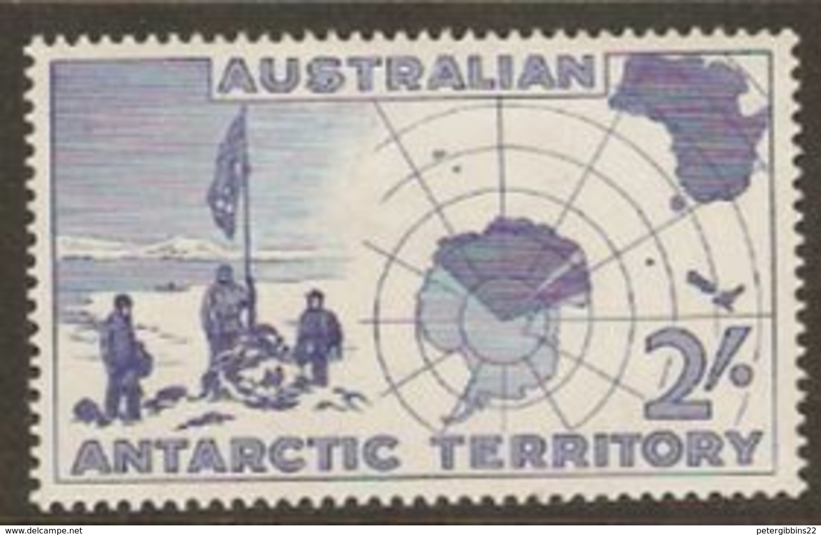 Australia Antarctic Territories 1957 SG 1 Mounted Mint - Unused Stamps