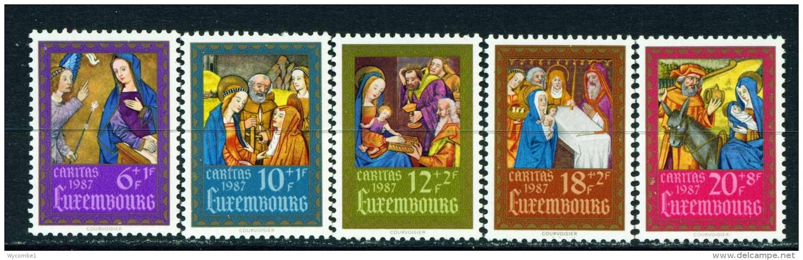 LUXEMBOURG  -  1987  Welfare Fund  Set  Unmounted/Never Hinged Mint - Unused Stamps