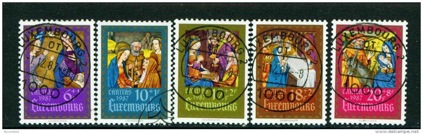 LUXEMBOURG  -  1987  Welfare Fund  Set  Used As Scan - Gebraucht
