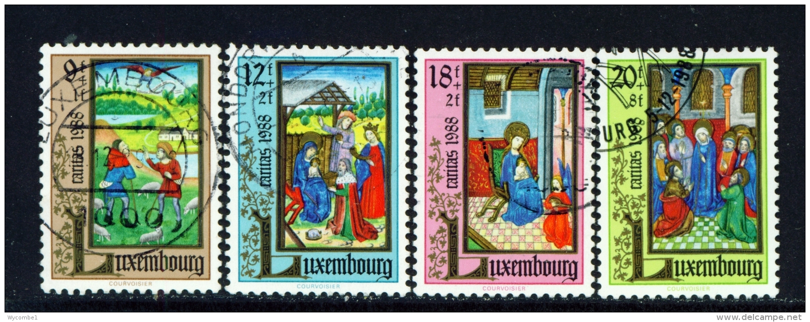 LUXEMBOURG  -  1988  Welfare Fund  Set  Used As Scan - Gebraucht