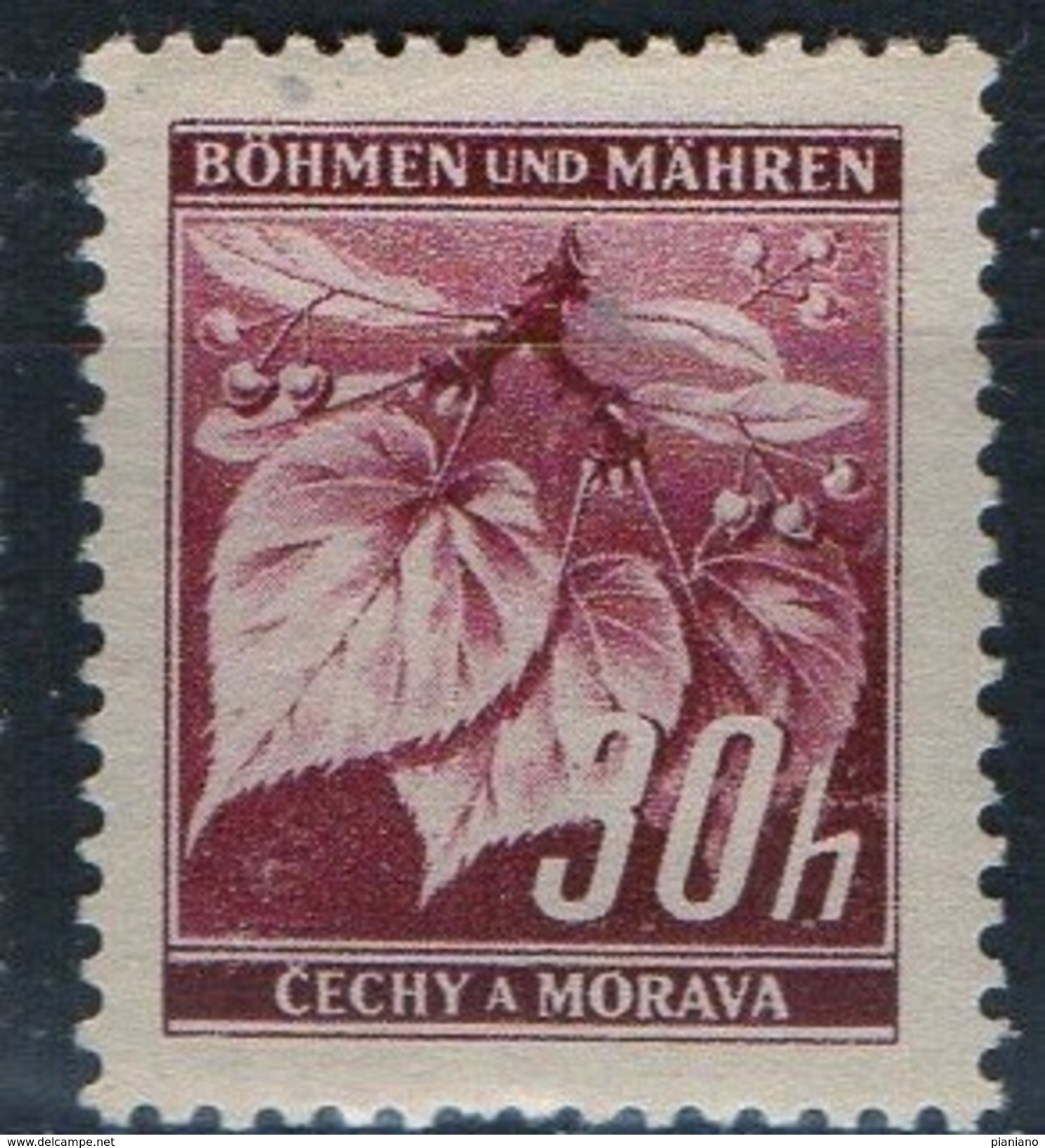 PIA - BOEMIA E MORAVIA - 1939-40 -  Albero Dai Fiori Profumati :  - (Yv 24) - Unused Stamps