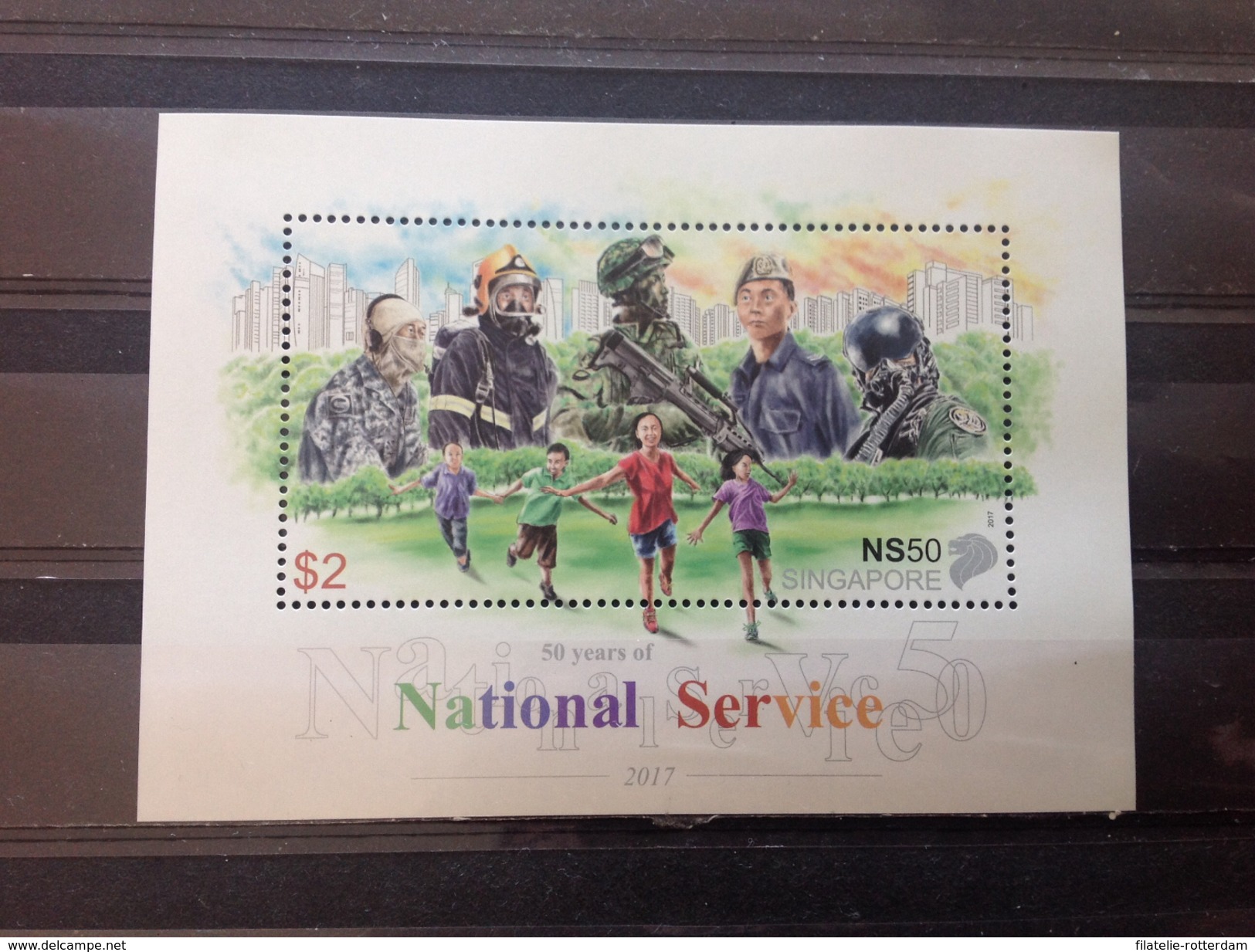 Singapore - Postfris / MNH - Sheet 50 Jaar National Service 2017 - Singapore (1959-...)