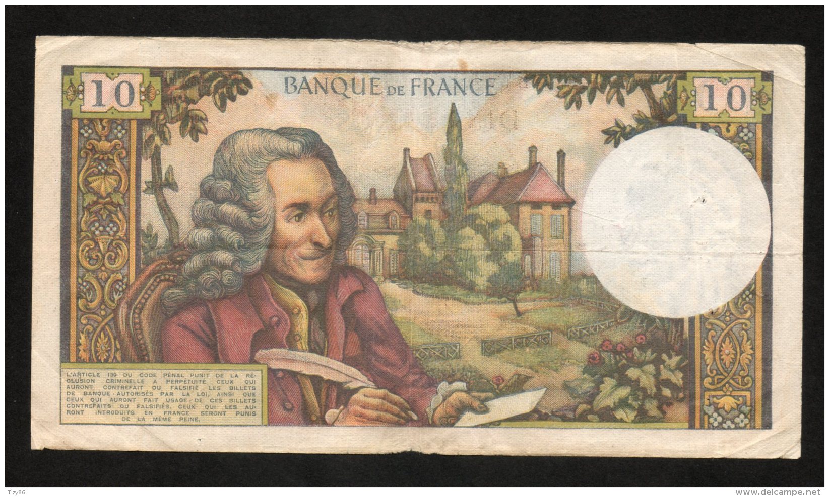 Banconota FRANCIA 10 FR. Circolata 4/6/1964 (BB) - Sin Clasificación