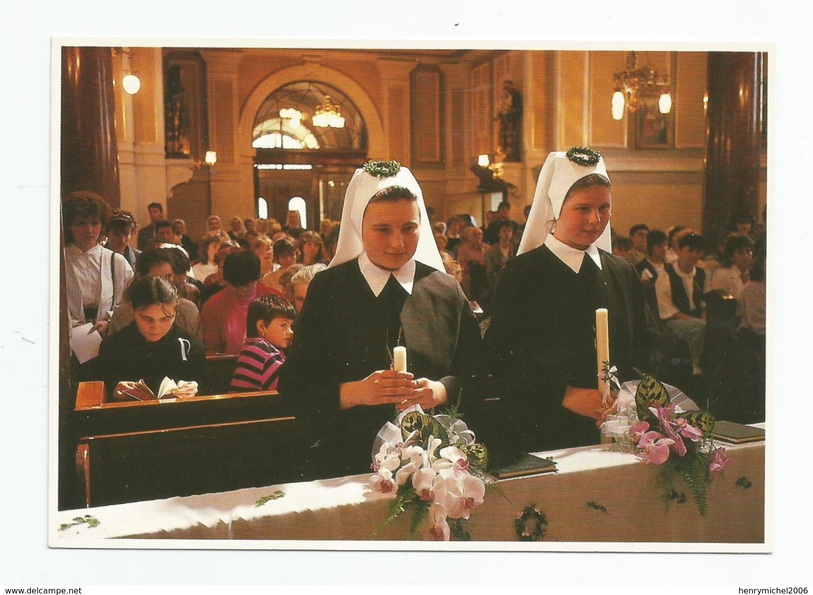 Tchéquie - Opava La Vie Religieuse Renait En République Tchèque ( Prise D'habit Novices Franciscaines ) Cpm - Tschechische Republik