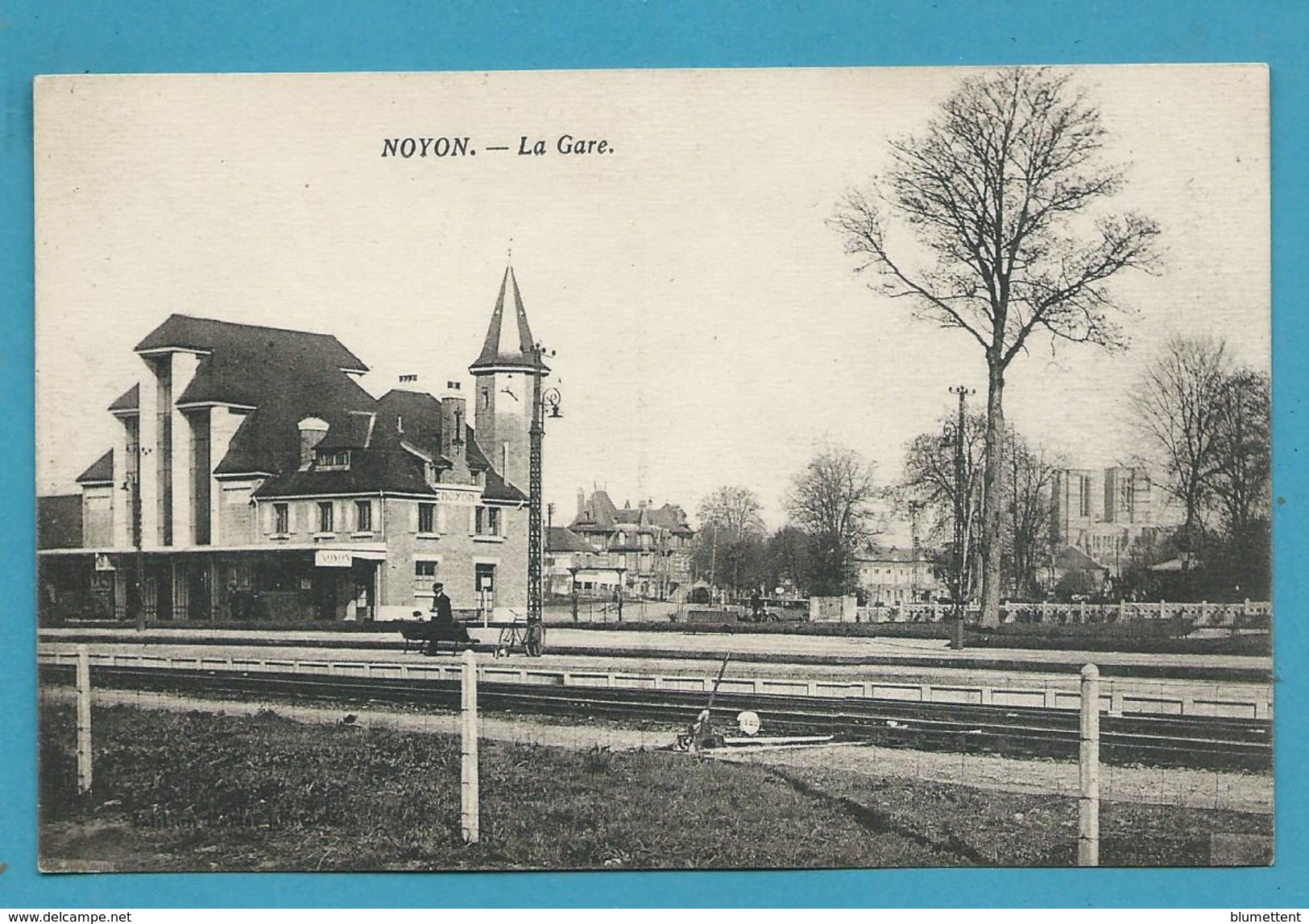 CPA - Chemin De Fer Gare NOYON 60 - Noyon