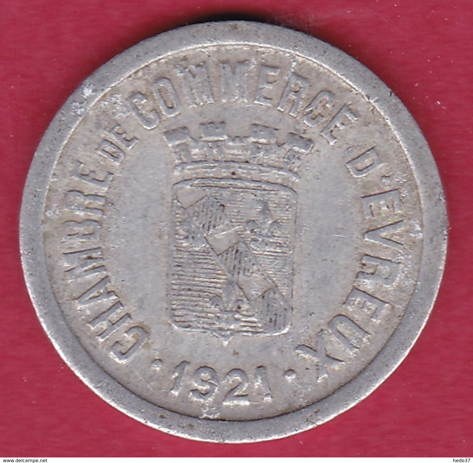 Chambre De Commerce - Evreux 1921 - 10 C - Monétaires / De Nécessité