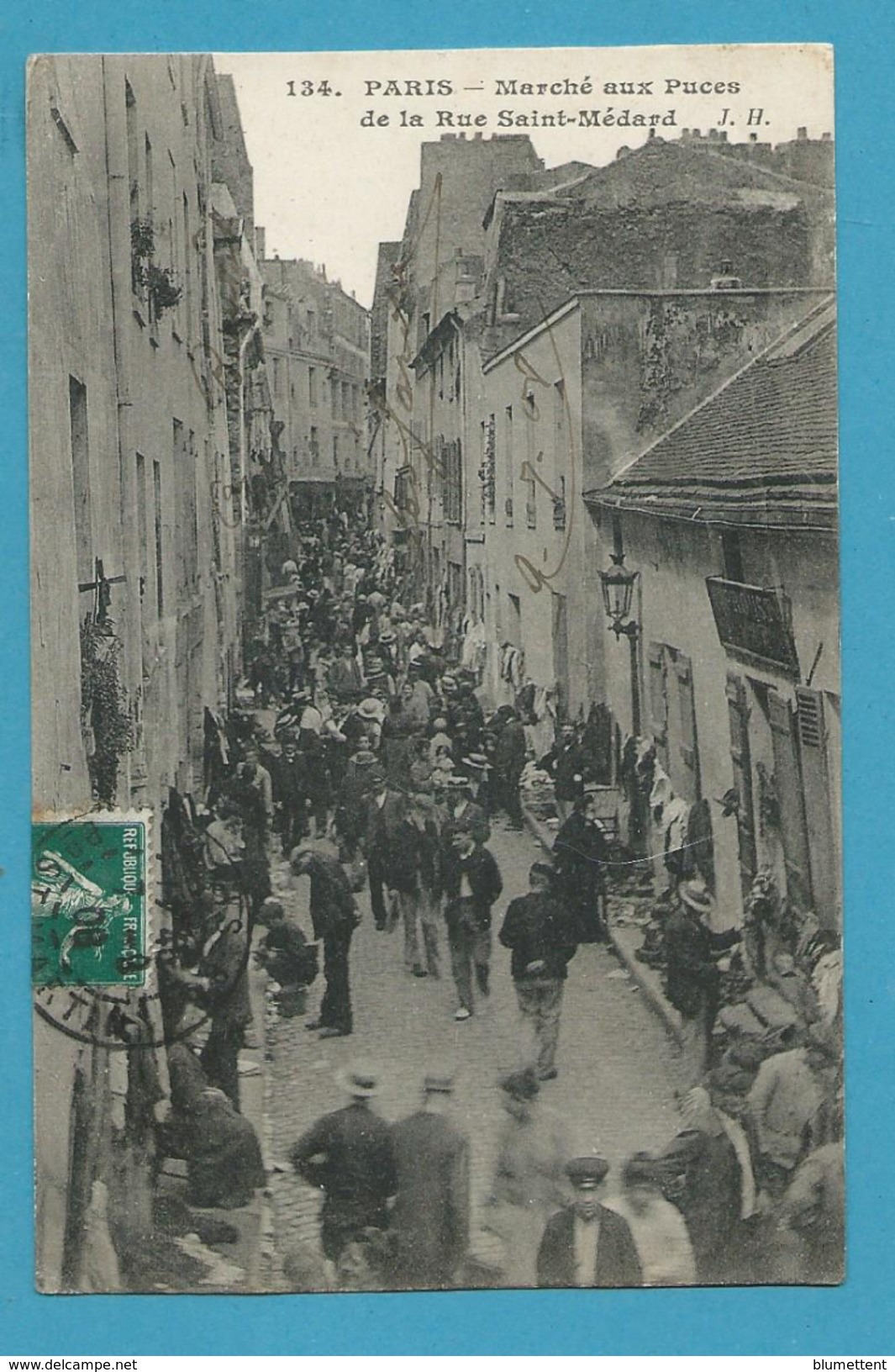 CPA 134 - Marché Aux Puces De La Rue Saint-Médard PARIS - Paris (05)