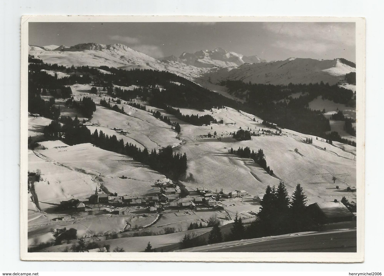 Haute Savoie - 74 - Les Gets La Marmotte Cachet , Carte Photo De Thomas De Morzine 1939 - Les Gets