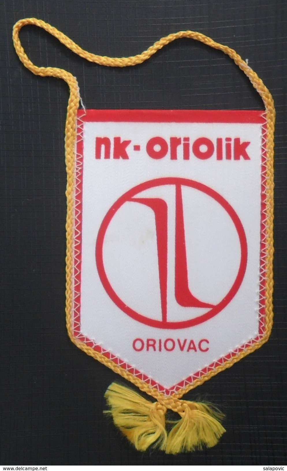 NK ORIOLIK ORIOVAC CROATIA FOOTBALL CLUB, CALCIO OLD PENNANT, SPORTS FLAG - Habillement, Souvenirs & Autres