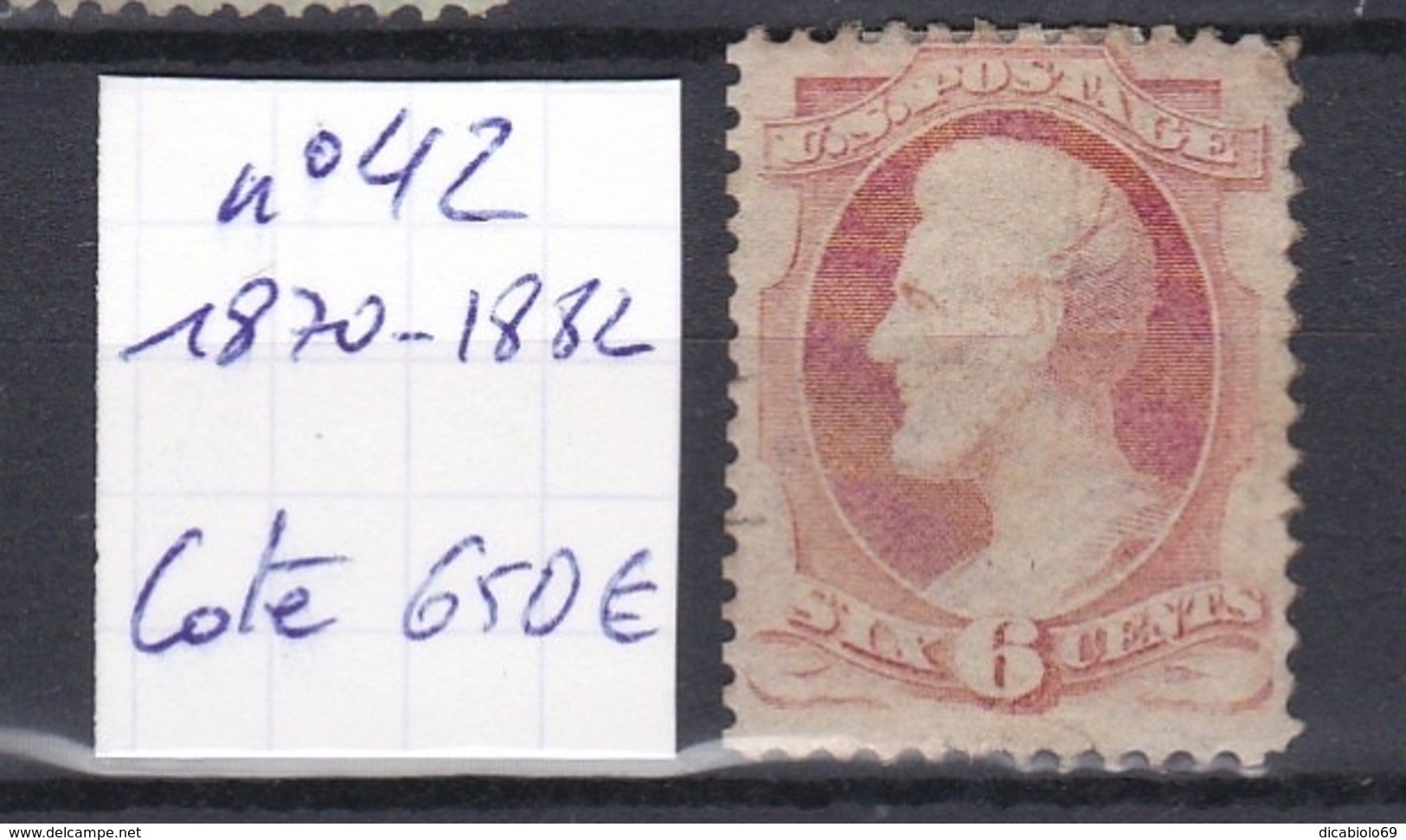 USA - 1870/1882 - N°42 - Oblitérés