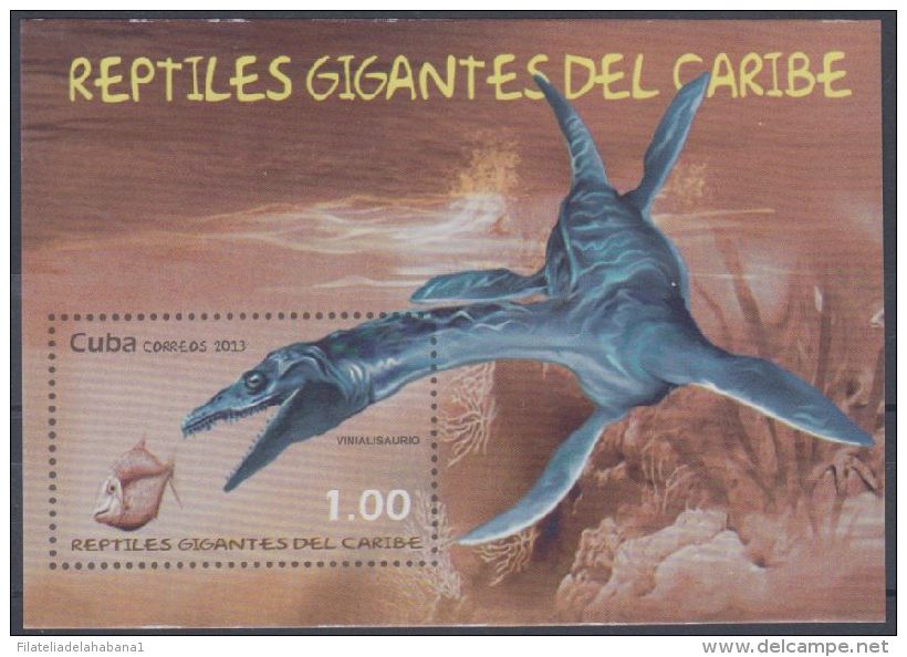 2013.177 CUBA 2013 MNH . DINOSAURIOS , DINOSAUR, REPTILES, SAURIOS, PALEONTOLOGIA, PALEONTOLOGY - Ongebruikt