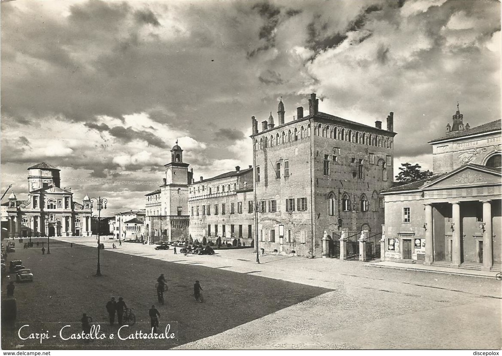 Y2830 Carpi (Modena) - Castello E Cattedrale - Castle Chateau Schloss Castillo / Viaggiata 1954 - Carpi