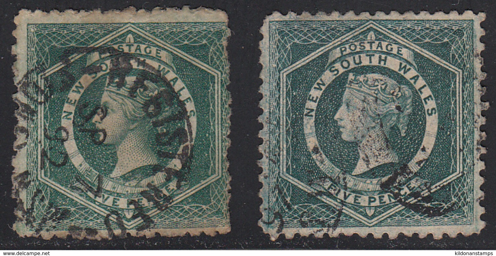 New South Wales 1882-97 Cancelled, Sc# . SG 232ba,233b - Oblitérés