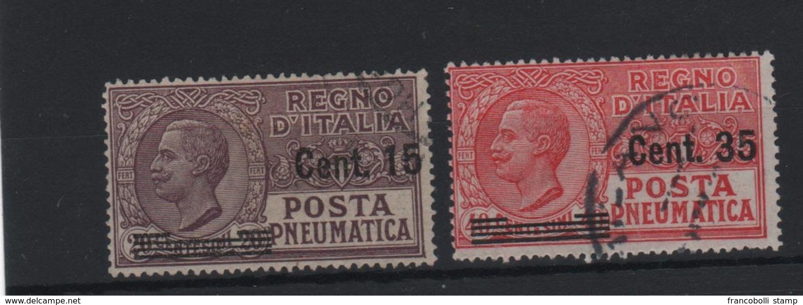 1927 Posta Pneumatica Serie Cpl US +++ - Usati