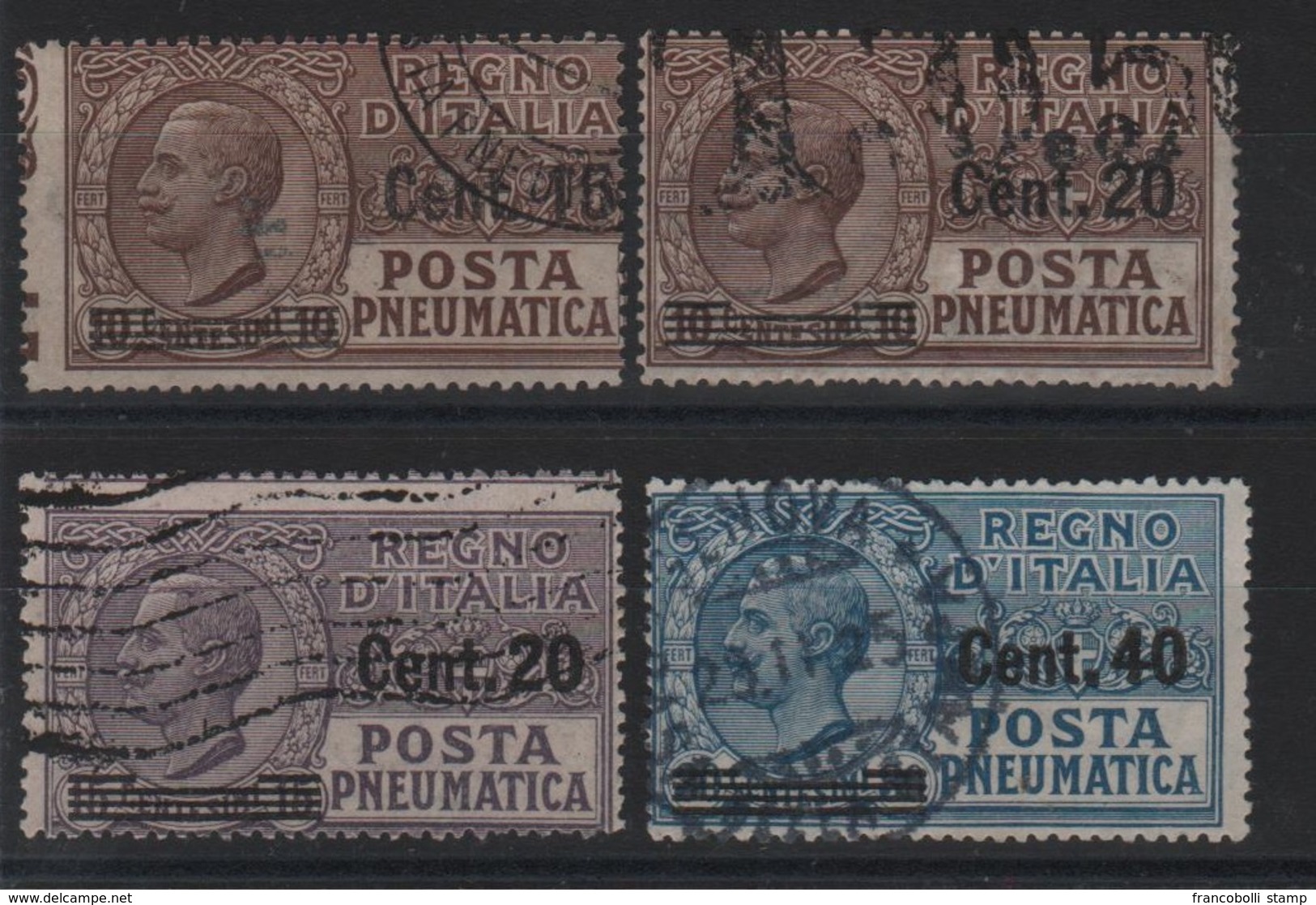 1924-25 Posta Pneumatica Serie Cpl US +++ - Usati