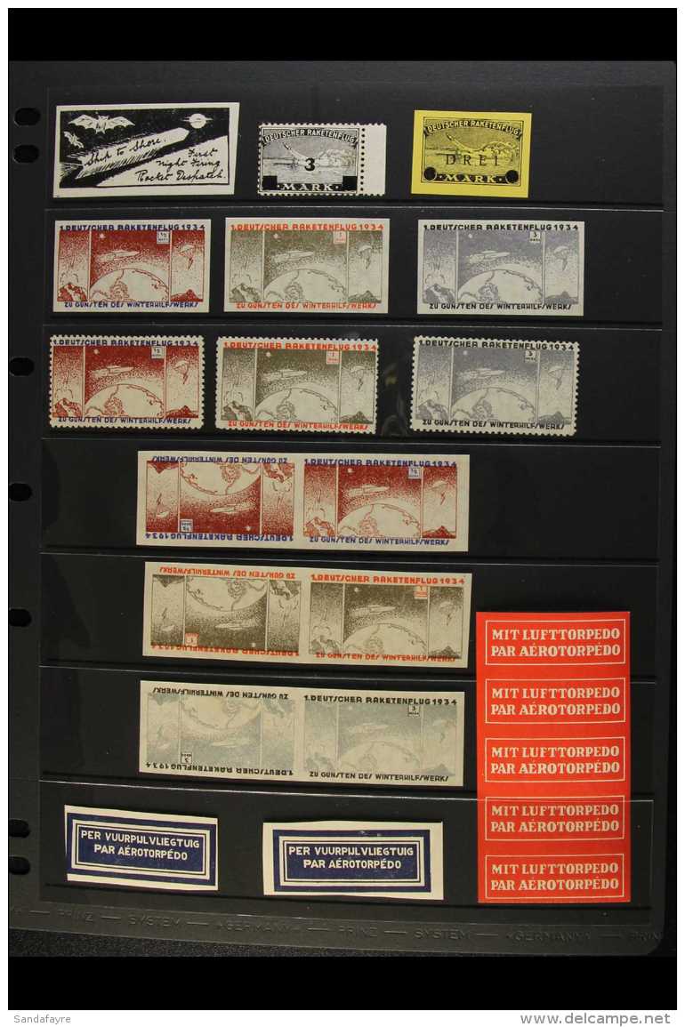 ROCKET MAIL - EUROPEAN COUNTRIES 1933-71 MINT &amp; NHM Collection Presented On Stock Pages With Selections From... - Unclassified