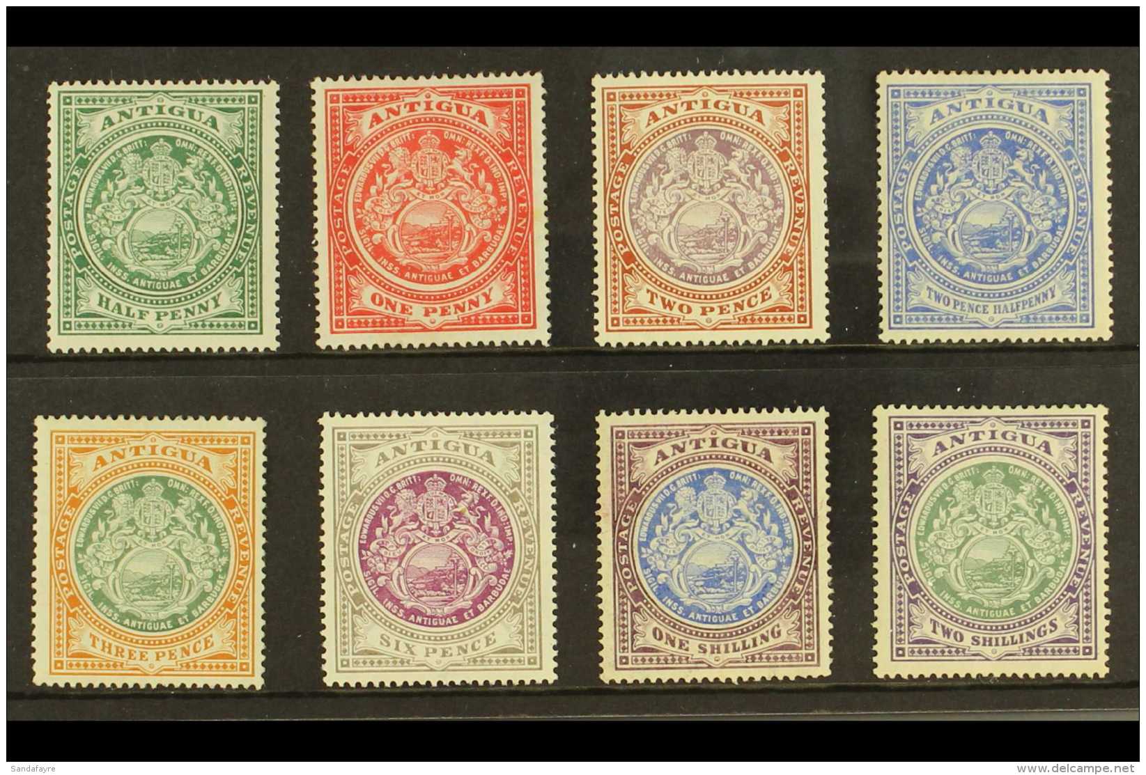 1908-17 Badge Set To 2s Complete, SG 41/50, Fine And Fresh Mint. (8 Stamps) For More Images, Please Visit... - Other & Unclassified