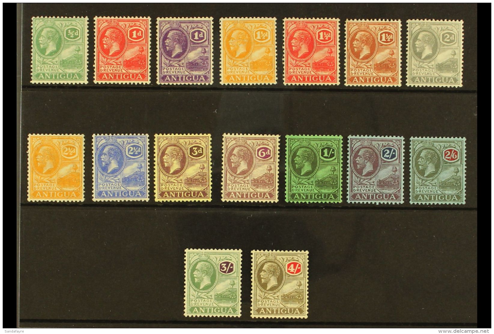 1921-29 Wmk SCA Basic Set, SG 62-80, Very Fine Mint, Very Fresh. The Catalogue Value In The SG Catalogue Is For... - Other & Unclassified