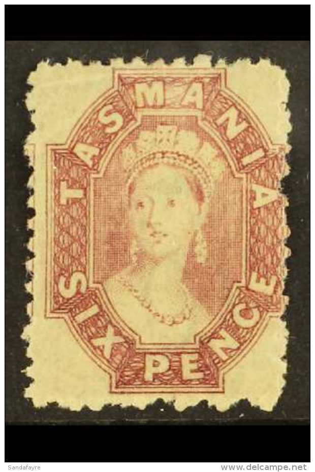 TASMANIA 1871-91 6d Dull Reddish-lilac, Perf 11&frac12;, SG 139, Mint, A Nibbled Perf But With Lovely Fresh Colour... - Other & Unclassified