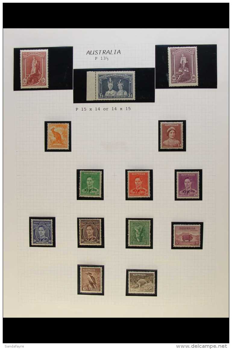 1937-52 KGVI FINE MINT COLLECTION Largely Complete For The Period, Note 1937-49 3d With Additional Dies &amp;... - Other & Unclassified