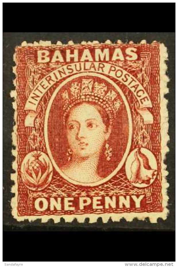 1863-77 1d Brown-lake, Wmk Crown CC, Perf.12&frac12;, SG 20, Fine, Never Hinged Mint, BP Basel Certificate... - Other & Unclassified