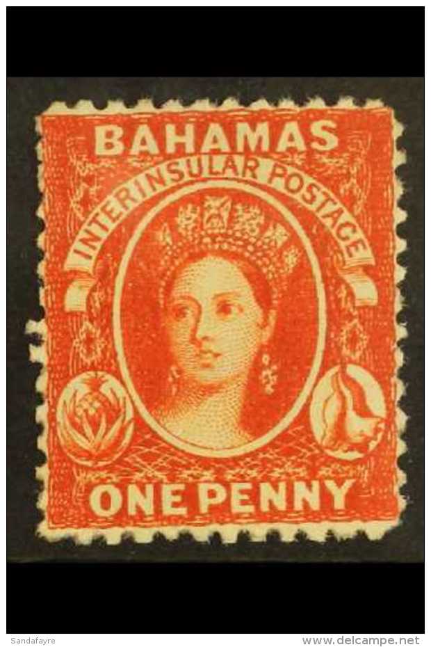 1863-77 1d Vermilion, Wmk Crown CC, Perf.12&frac12;, SG 25, Never Hinged Mint, BP Basel Certificate Accompanies.... - Other & Unclassified