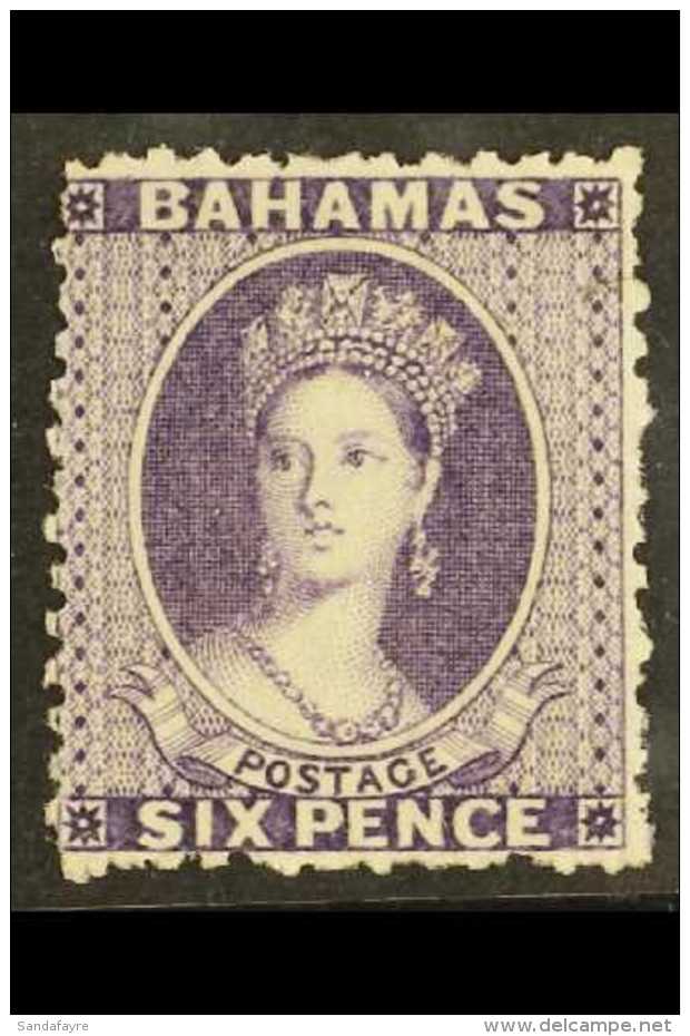 1863-77 6d Deep Violet, Wmk Crown CC, Perf.12&frac12;, SG 31, Fine, Never Hinged Mint, BP Basel Certificate... - Other & Unclassified