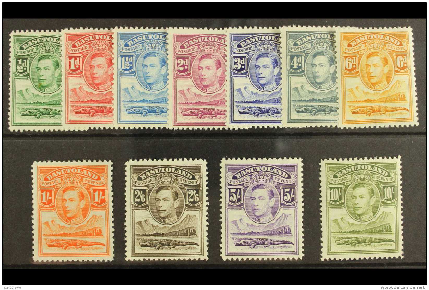 1938 Complete Definitive Set, SG 18/28, Very Fine Mint. (11 Stamps) For More Images, Please Visit... - Other & Unclassified