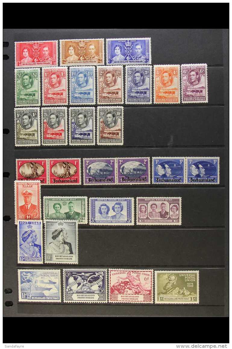 1937-1949 COMPLETE VERY FINE MINT COLLECTION On A Stock Page, All Different, Inc 1938-52 Set, 1948 Wedding Set... - Other & Unclassified