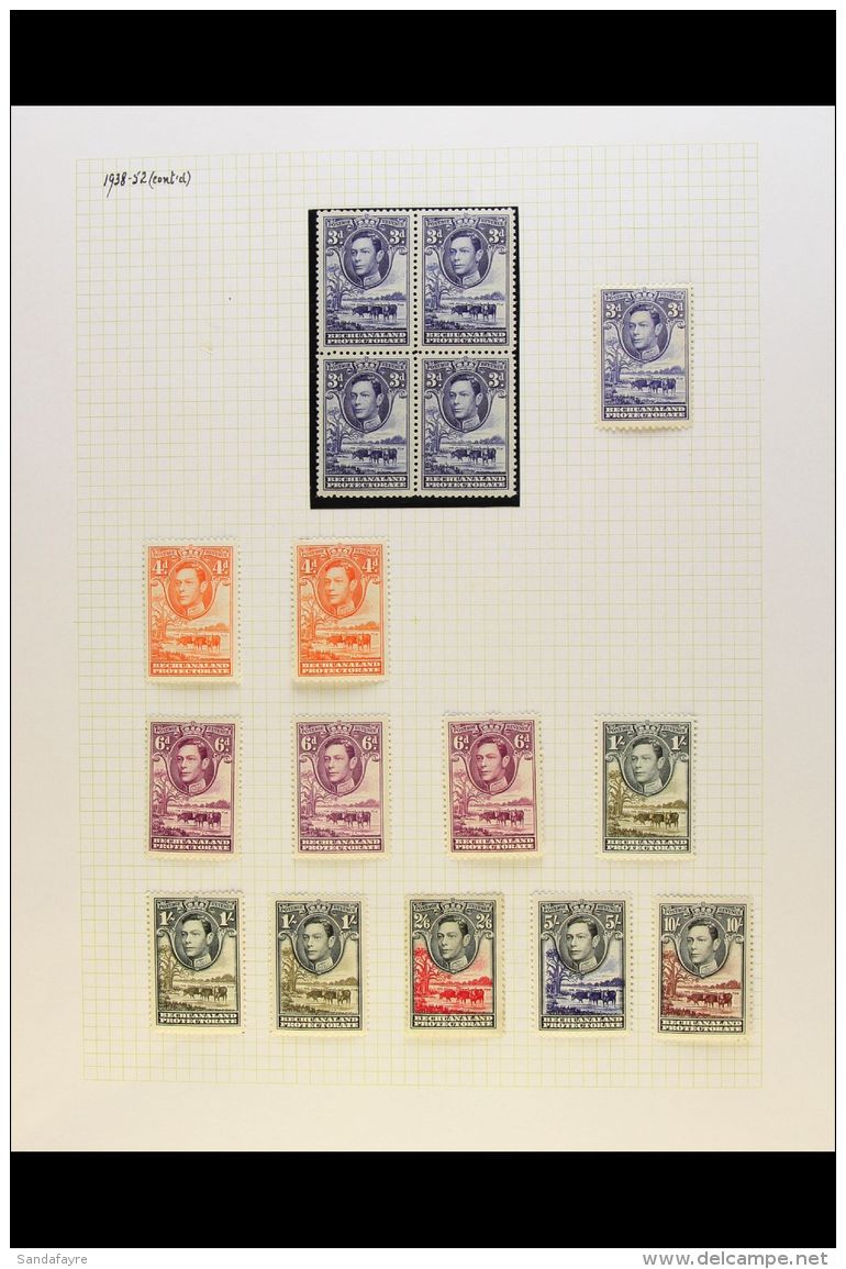 1937-52 FINE MINT AND USED COLLECTION Of King George VI Issues, Includes 1938-52 Complete Definitive Set Mint Plus... - Other & Unclassified