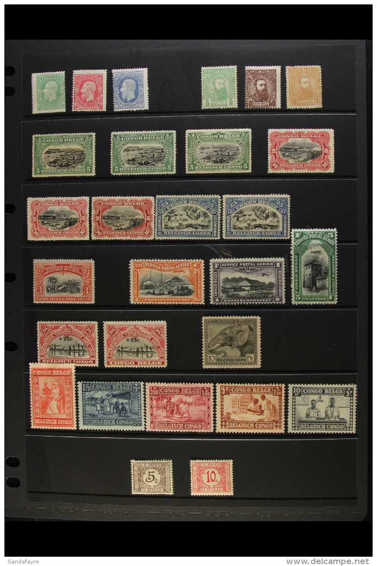 CONGO 1886-1960 OLD TIME MINT SELECTION. An Interesting Range With Much Never Hinged Presented On Stock Pages.... - Other & Unclassified